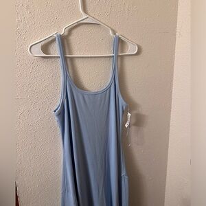 Maxi ribbed spring dress